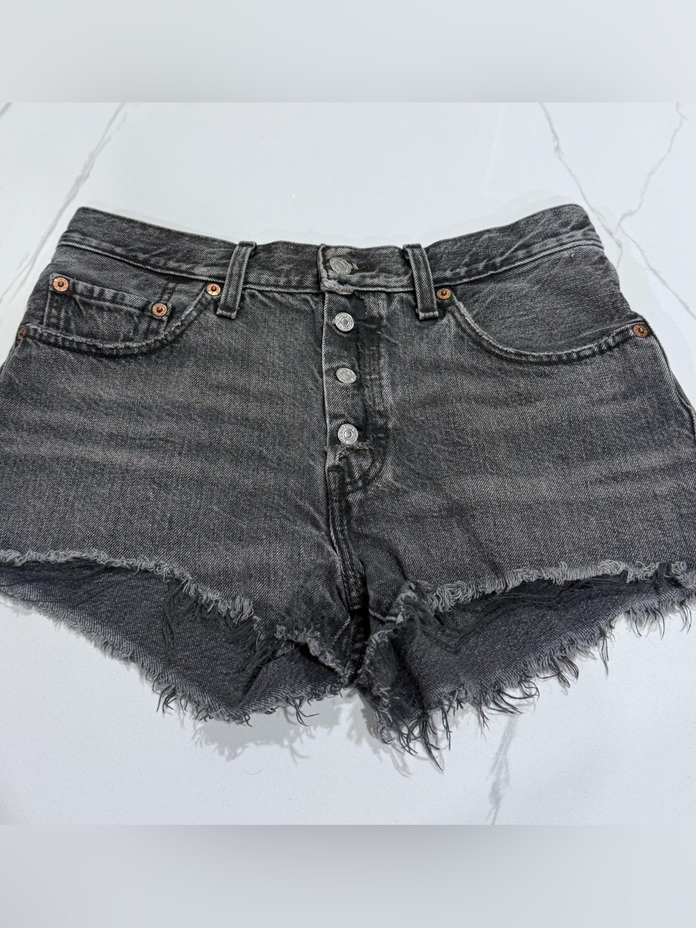 Levi’s • Acid Wash Denim Jean Shorts